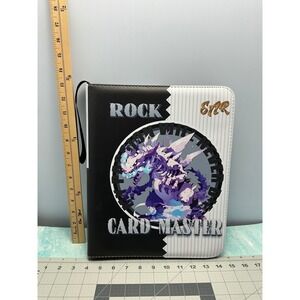 Rock Card Master Zipper Binder‎ Album Dragon Art Storage Holder
